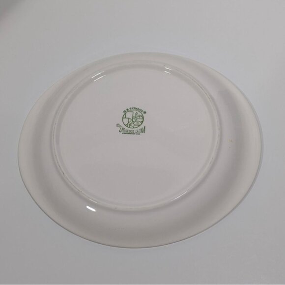 Syracuse Syralite Pheasant Bird Dinner Plate Vintage Pastel Accents Collectible - Picture 11 of 12